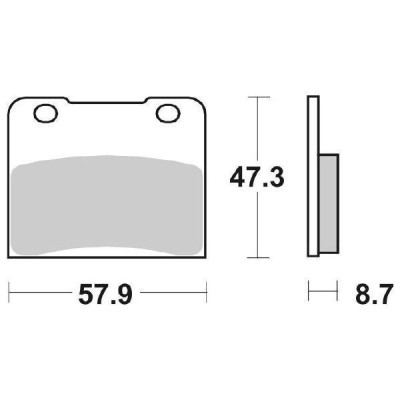 PASTIGLIE FRENO SBS 578HF