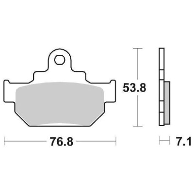 PASTIGLIE FRENO SBS 581HF