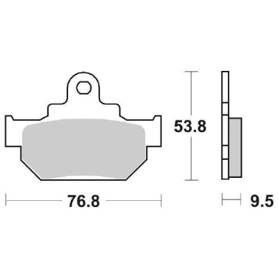 PASTIGLIE FRENO SBS 582HF