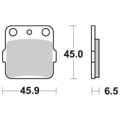 PASTIGLIE FRENO SBS 584HF