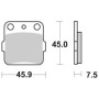 PASTIGLIE FRENO SBS 592CS