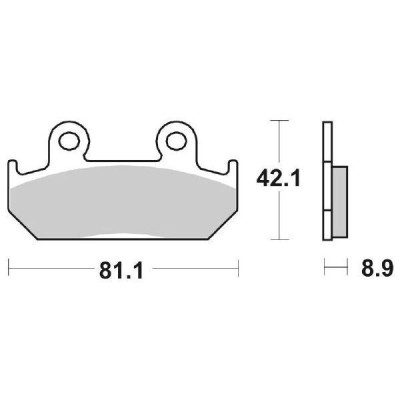 PASTIGLIE FRENO ANTERIORE RACING SBS 593RS