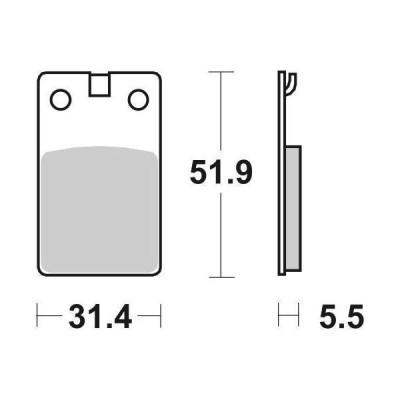 PASTIGLIE FRENO SBS 595HF