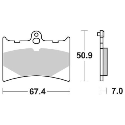 PASTIGLIE FRENO SBS 601HF