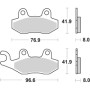 PASTIGLIE FRENO SBS 611PSI