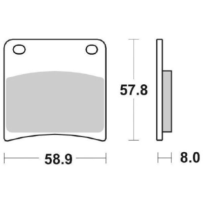 PASTIGLIE FRENO ANTERIORE SBS 620HS