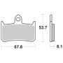 PASTIGLIE FRENO ANTERIORE SBS 622HS