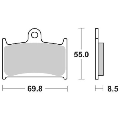 PASTIGLIE FRENO SBS 624HF