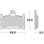 PASTIGLIE FRENO SBS 624HF