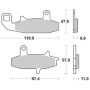 PASTIGLIE FRENO SBS 626HF