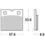 PASTIGLIE FRENO SBS 640HF