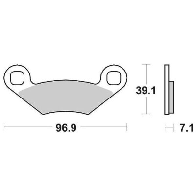 PASTIGLIE FRENO SBS 642ATS