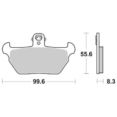 PASTIGLIE FRENO SBS 644HF