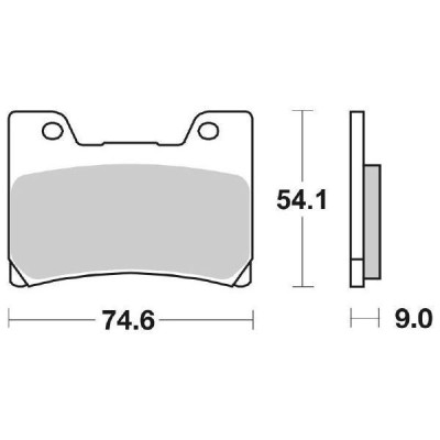 PASTIGLIE FRENO SBS 645HF