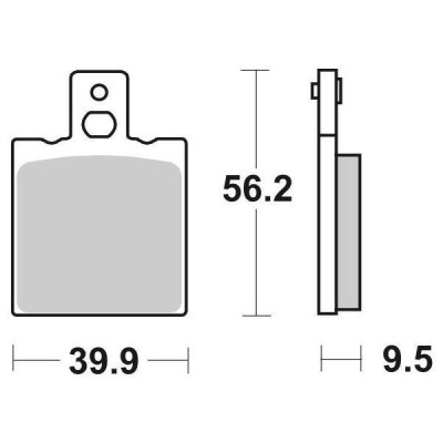 PASTIGLIE FRENO SBS 646HF