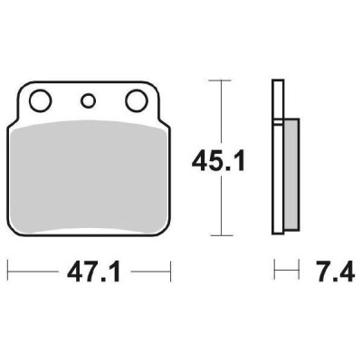 PASTIGLIE FRENO SBS 649SI