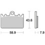 PASTIGLIE FRENO SBS 666HF