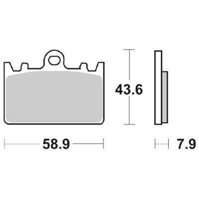 PASTIGLIE FRENO ANTERIORE RACING SBS 666RS