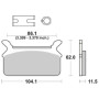 PASTIGLIE FRENO SBS 668H.HF