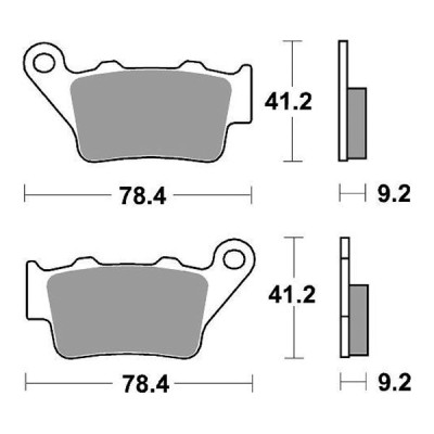 PASTIGLIE FRENO SBS 675RQ