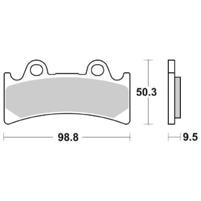 PASTIGLIE FRENO SBS 683HF