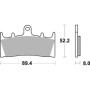 PASTIGLIE FRENO ANTERIORE RACING SBS 686RST