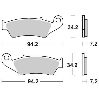 PASTIGLIE FRENO SBS 694HF