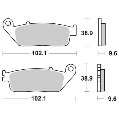 PASTIGLIE FRENO SBS 700HF