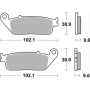 PASTIGLIE FRENO ANTERIORE RACING SBS 700RST