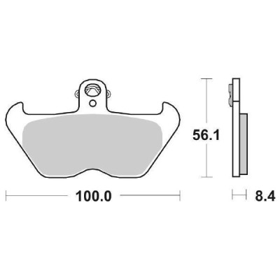 PASTIGLIE FRENO SBS 703HF