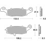 PASTIGLIE FRENO ANTERIORE RACING SBS 704RST