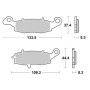 PASTIGLIE FRENO ANTERIORE SBS 704SP