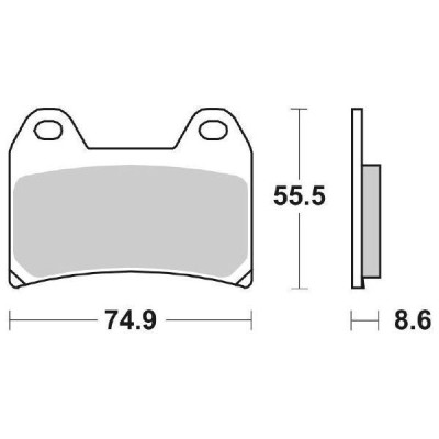 PASTIGLIE FRENO SBS 706HF