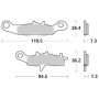 PASTIGLIE FRENO RACING SBS 726RSI