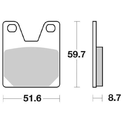 PASTIGLIE FRENO SBS 733HF