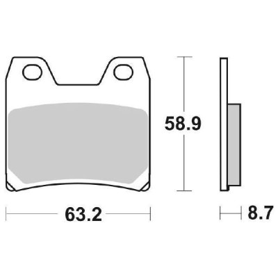 PASTIGLIE FRENO SBS 770HF