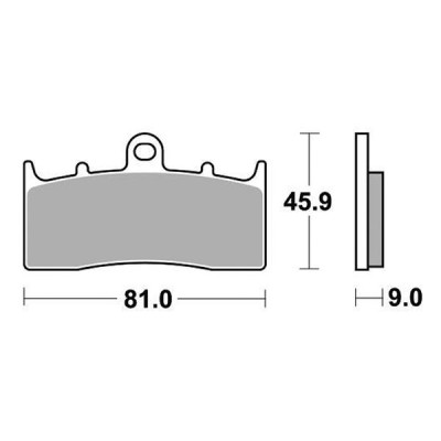 PASTIGLIE FRENO ANTERIORE RACING SBS 778RST