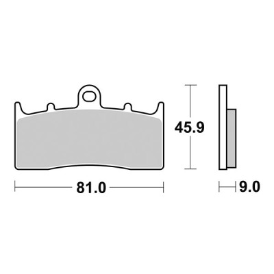 PASTIGLIE FRENO ANTERIORE SBS 778SP