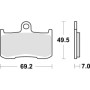 PASTIGLIE FRENO ANTERIORE RACING SBS 782RST