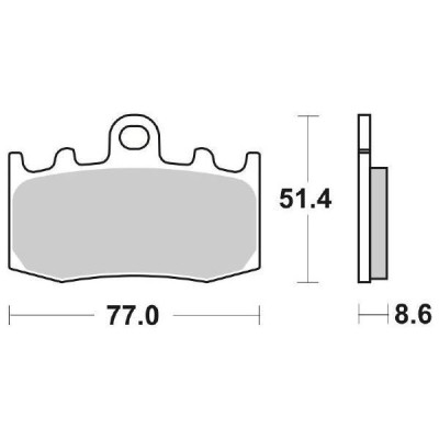 PASTIGLIE FRENO SBS 796HF