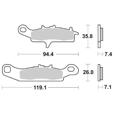 PASTIGLIE FRENO RACING SBS 798RSI