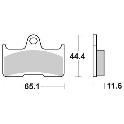 PASTIGLIE FRENO SBS 799SI