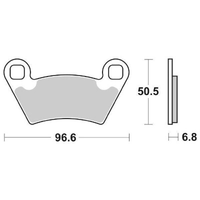 PASTIGLIE FRENO SBS 800ATS