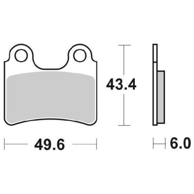 PASTIGLIE FRENO SBS 802HF