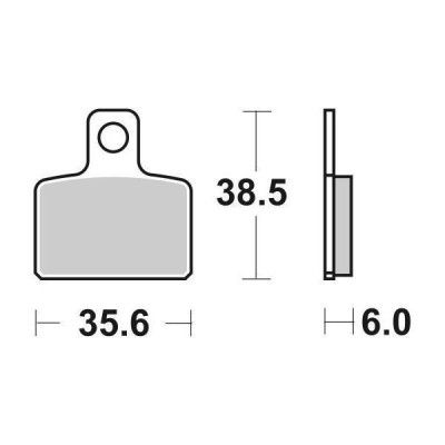 PASTIGLIE FRENO SBS 803HF