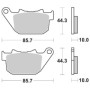 PASTIGLIE FRENO POSTERIORE SBS 808H.LS