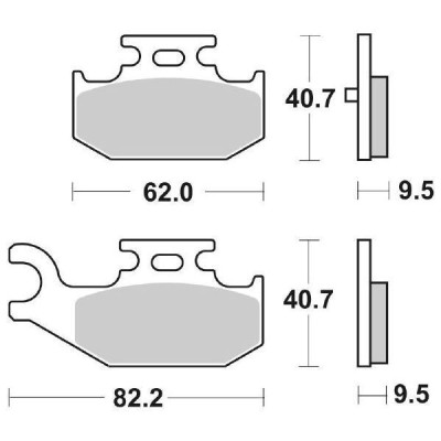 PASTIGLIE FRENO RACING SBS 816RSI