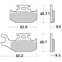 PASTIGLIE FRENO RACING SBS 816RSI