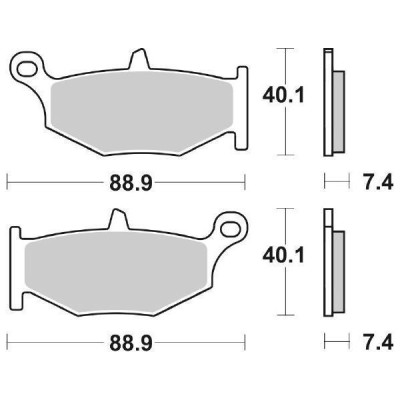 PASTIGLIE FRENO SBS 833HF