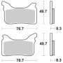 PASTIGLIE FRENO ANTERIORE SBS 842HS